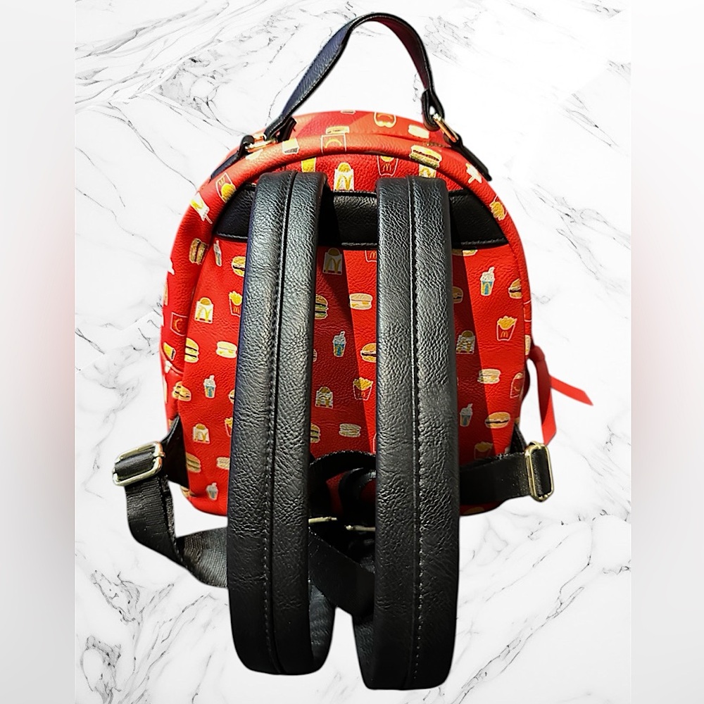 McDonald's Mealtime Favorites Allover Print Mini Backpack - Picture 2 of 5